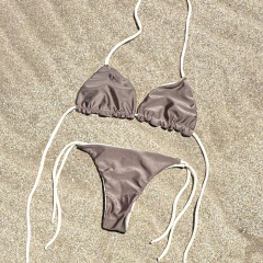 Caipi Reversible Visón y Crudo - comprar online