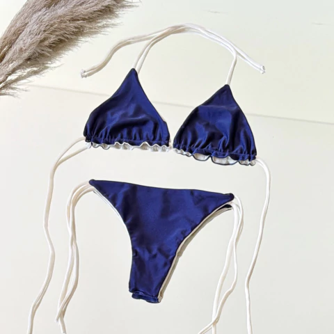 Caipi Reversible Marino y Crudo - comprar online