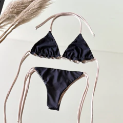 Caipi Reversible Negro y Champagne - comprar online