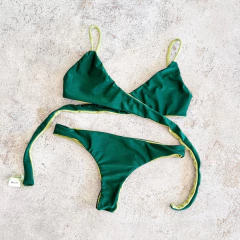 Carme Reversible Verde Galápagos y Melón TALLE 3 - FALLADA SIN CAMBIO NI DEVOLUCIÓN (F110) - comprar online