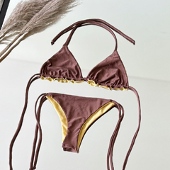 Caipi Reversible Chocolate y Butter Yellow TALLE 1 - FALLADA SIN CAMBIO NI DEVOLUCIÓN (F118) en internet