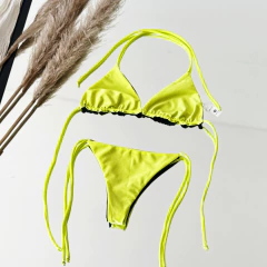 Caipi Reversible Verde Petróleo y Lima - Maluca Store