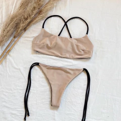 Pili Reversible Negro y Champagne - Maluca Store