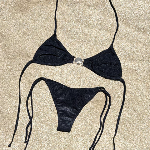 Joaqui Texturada Negra - comprar online