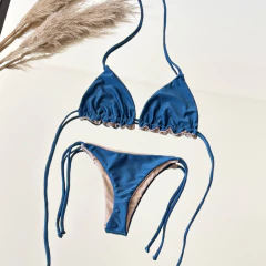 Caipi Reversible Azul Tamisa y Champagne TALLE 3 - FALLADA SIN CAMBIO NI DEVOLUCIÓN (F100) - Maluca Store