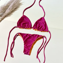 Caipi Reversible Guinda y Mango - comprar online