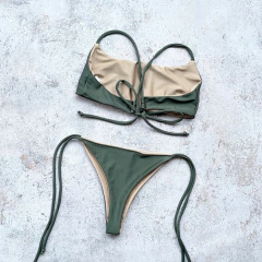 Pili Reversible Militar y Champagne - Maluca Store