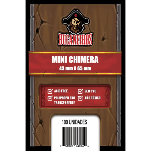 Sleeve 43 x 65mm - Mini Chimera - Bucaneiros