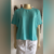 Blusa verde Unique Chique (P) - comprar online