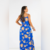Vestido alça azul Quer Eu Pra Tu (M)