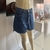 Short jeans escuro Mindset (40) - Brechó Quer Eu Pra Tu
