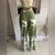 Calça pantalona coqueiro verde Quer Eu Pra Tu (M) - Brechó Quer Eu Pra Tu