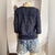 Blusa azul manga Aeropostale (M) - loja online
