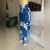 Calça pantalona coqueiro azul Quer Eu Pra Tu (M) na internet