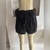 Short preto Shein (P)