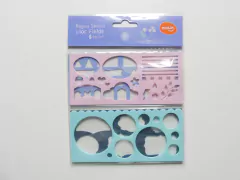 Kit de Réguas Stencil - Lilac Fields by Sof