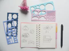 Kit de Réguas Stencil - Lilac Fields by Sof - comprar online