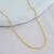 Choker torcida diamantada