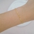 Pulseira coração entrelaçado