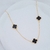 Colar trevo preto - comprar online