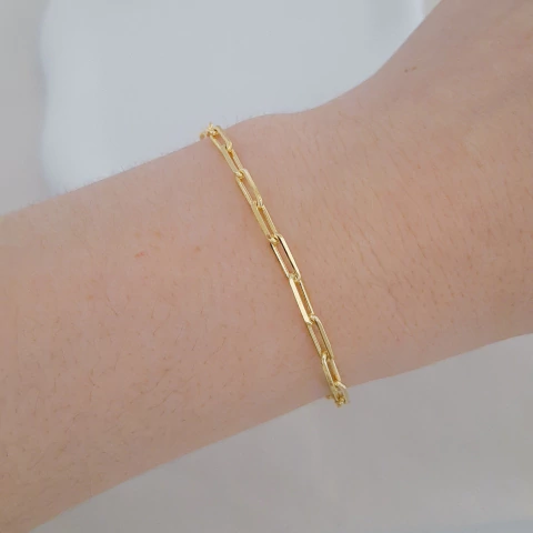 Pulseira corrente elos - comprar online