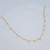 Choker medalha com pingente zircônia