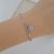 Pulseira elos pingente São Bento aço inox - comprar online