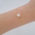 Pulseira dupla coração zircônia