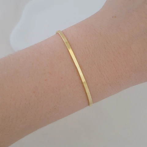 Bracelete liso chapa