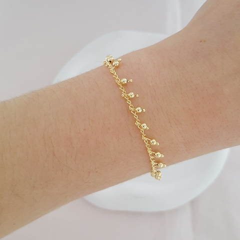 Pulseira mini bolinhas