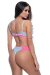 Conjunto Lingerie Rendado Bicolor Sensual Neon Sutiã Bojo e Calcinha Fio Anitta - Lipiller Moda Íntima
