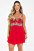 Camisola Com Bojo Sensual Microfibra Com Renda Bicolor Luxo Felícia