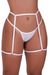 Cinta Liga Sensual Vermelha Branca Preta Ajustável Lingerie Sexy na internet