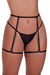 Cinta Liga Sensual Vermelha Branca Preta Ajustável Lingerie Sexy - comprar online