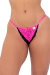 Calcinha Fio Dental Neon Bicolor Malibu Com Regulagem - comprar online