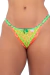 Calcinha Fio Dental Neon Bicolor Malibu Com Regulagem - Lipiller Moda Íntima