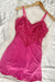 Camisola Sensual Com Detalhes Em Renda Bicolor Brilhante Alça Regulável Microfibra Luxo Shine na internet
