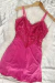 Camisola Sensual Com Detalhes Em Renda Bicolor Brilhante Alça Regulável Microfibra Luxo Shine na internet