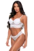 Conjunto Lingerie De Renda Feminino Calcinha E Sutiã Com Bojo Stella Rendado na internet
