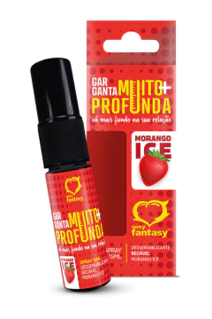Garganta Muito Mais Profunda Ice Dessensibilizante em Spray Beijável 15ml Sexy Fantasy - comprar online
