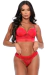 Conjunto Lingerie De Renda Feminino Calcinha E Sutiã Com Bojo Stella Rendado - loja online