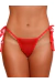 Calcinha Fio Dental Sexy De Tule Tanga Com Amarração para Regular Chanel - comprar online