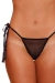 Calcinha Fio Dental Sexy De Tule Tanga Com Amarração para Regular Chanel - comprar online