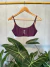 Top Slim Dupla Face Berinjela e Bronze - comprar online