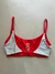 Top Slim Dupla Face Vermelho e Prata
