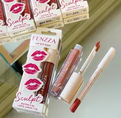 Sculpt Lip Kit Duo Batom líquido Matte + Lápis labial - Fenzza - loja online