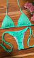 Lacinho Empina bumbum verde água poa - comprar online
