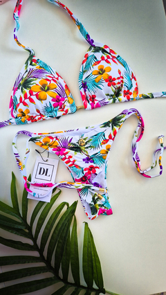 Empina Bumbum lacinho Aurora Floral - Dellareti
