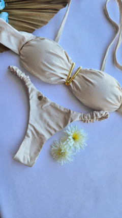 Tomara que Caia Off white calcinha Frufru Texturizado - comprar online