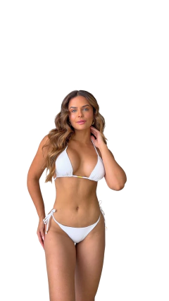 *SALDÃO SEM TROCA OU DEVOLUÇÃO* Lacinho Empina Bumbum Branco